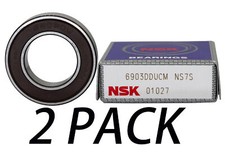 2PACK NSK 6903DDU 6903-2RS 17X30X7MM Double Rubber Sealed Bearings MADE IN JAPAN