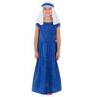 Mary Nativity Costume For Kids One Size 4-6 Years Mary Nativity Costume For Kids One Size 4-6 Years
