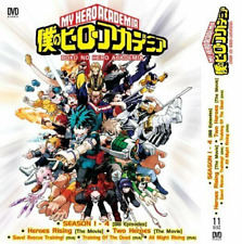 My Hero Academia Season 1-5 + 3 Movies DVD Anime English Dub BOKU NO HERO  ACADEM