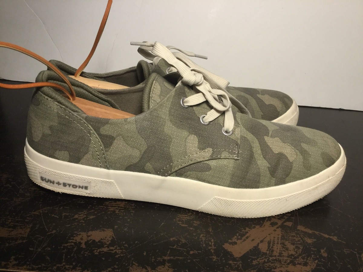 Sun + Stone Camo Sneakers Shoes Men