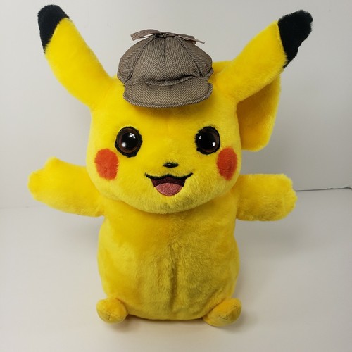 detective pikachu plush large