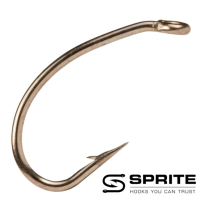 Sprite All Purpose Grub Fly Tying Hooks - 50 hooks per packet