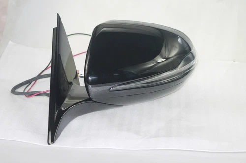 Driver Side Power Mirror Blind Spot For Mercedes W205 C250 C300 16Pin Black LH
