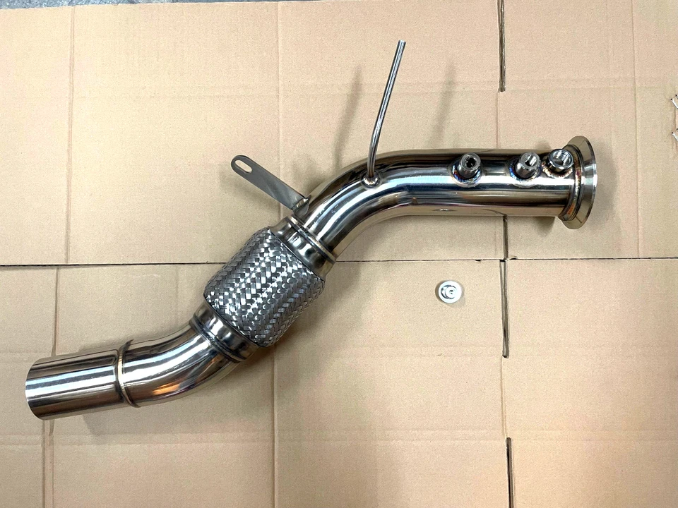 TEAM2FAST BMW X5 E70 30d 40d xd xdrive DOWNPIPE FILTRE PARTICULE DEFAP INOX DECATA 76mm