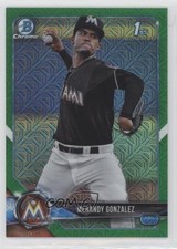 2018 Bowman Mega Box Green Mojo Refractor 18/99 Merandy Gonzalez Rookie RC