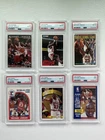 Michael Jordan PSA Graded Basketball Card Lot (6 Total Cards) Bulls Lot K