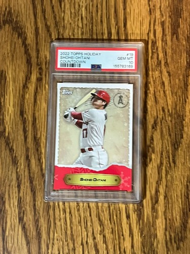 2022 Topps Holiday Countdown #19 Shohei Ohtani PSA 10