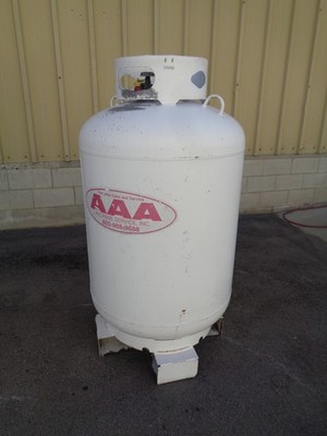 Manchester Tank 420 Lb Vert DOT Propane Cylinder Tank Multi-Valve 1499TC.11HL