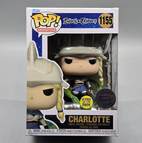 Charlotte #1155 ~ Funko Pop Animation Black Clover Glow Exclusive (Damaged)