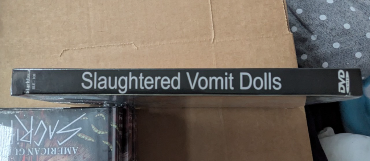 Slaughtered Vomit Dolls DVD Lucifer Valentine OOP Black Lava LE