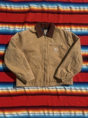 Interstellar Carhartt Brown RNJ001 Blanket Lined Detroit Jacket