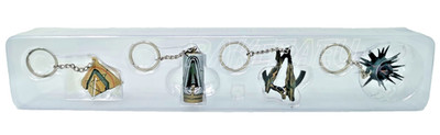 Borderlands 3 4 Vault Key Keychains Diamond Loot Chest Collector's Edition OVP