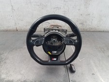 2014 Audi S4 Quattro B8 Leather Steering Wheel Column Key 7670 Y2