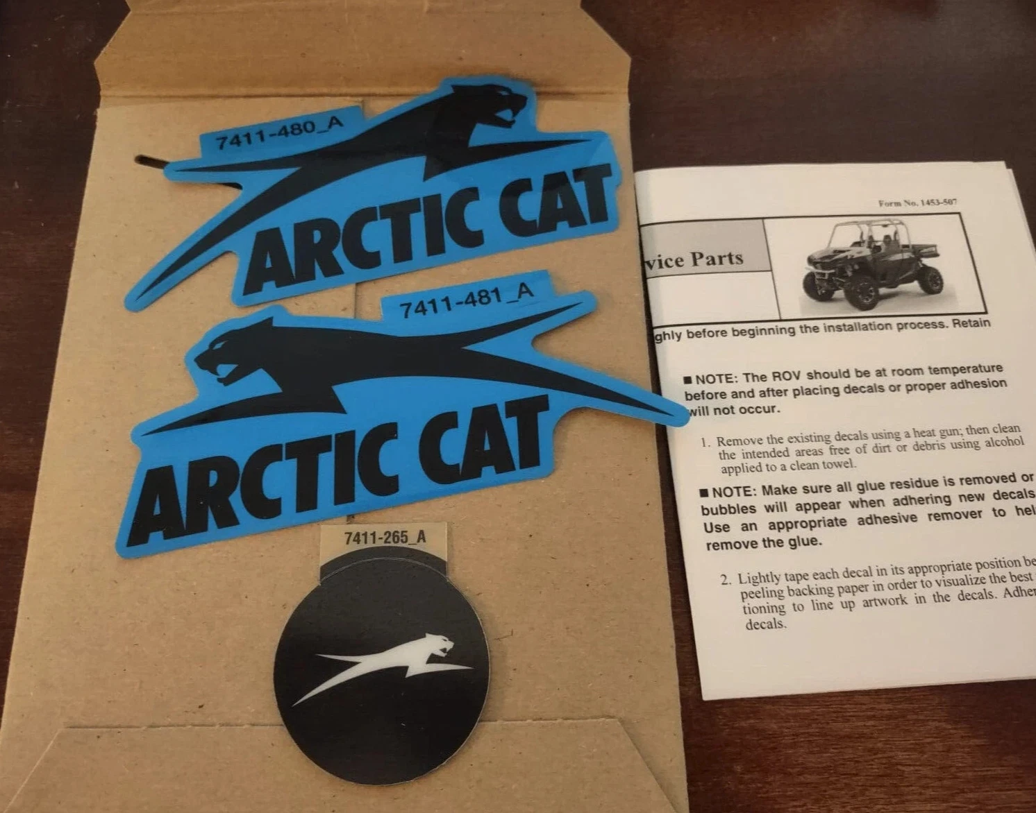 NEW 2018 Arctic Cat Havoc X EPS OEM Decal Kit 7411-444