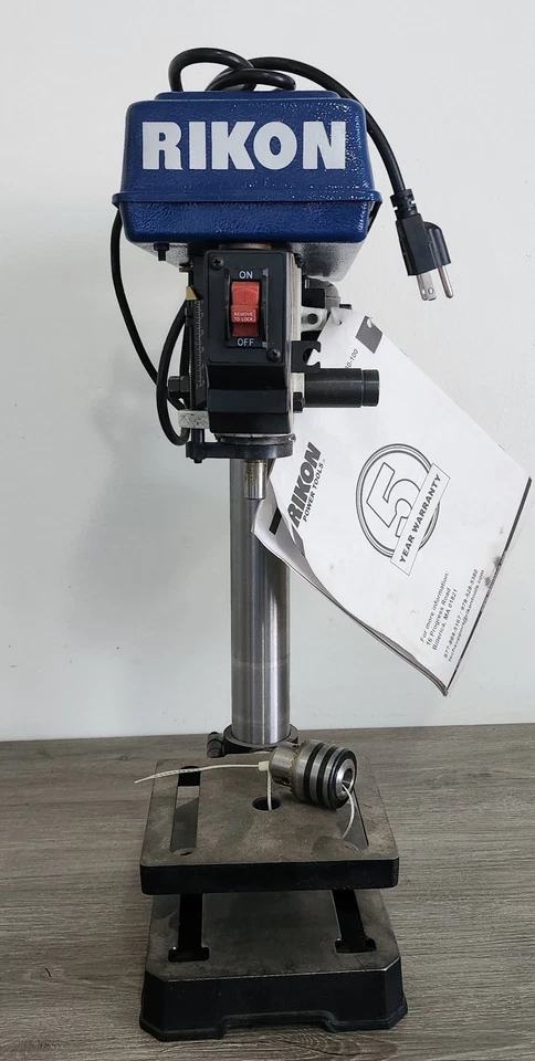 RIKON 8 INCH BENCH DRILL PRESS NEVER USED - Image 2 of 4