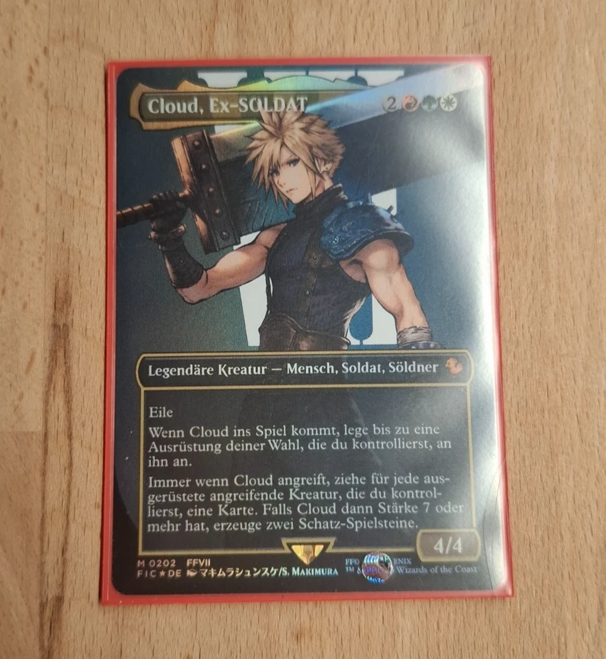 MTG Cloud, Ex-SOLDAT (M 0202) Foil FINAL FANTASY: Extras - Bild 2 von 2