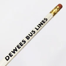 c1990s Oelwein, IA Dewees Bus Lines Advertising Pencil Transportation Tour G2