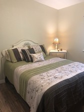 Beautiful Sage Queen Quilt Set with Pillow Shams 5 Piece