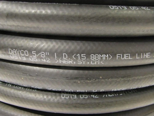 SOLD BY FOOT - Dayco 5/8" Low Pressure 50 PSI Fuel Line Hose SAE 30R7