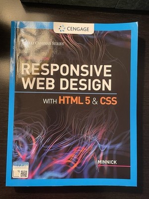 Responsive Web Design with HTML 5 & CSS (MindTap Course List) - Paperback 