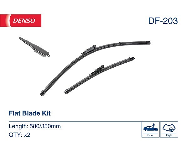 Denso Wischblatt Beifahrerseitig, Fahrerseitig FüR Nissan-image