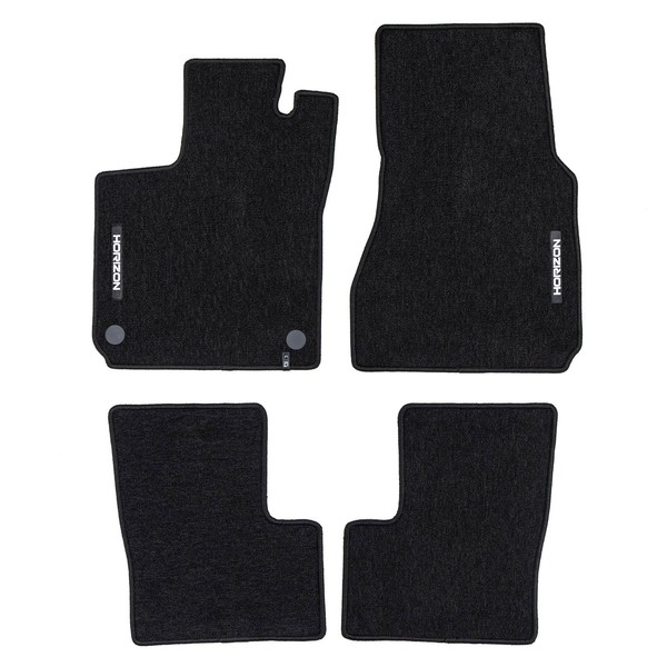 Velours FußMatten FüR Renault Twingo E-Tech 2020-2024 Gummi Schwarz 4 Teile-image