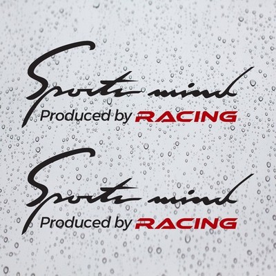 2pcs SPORTS MIND Produced by RACING 10