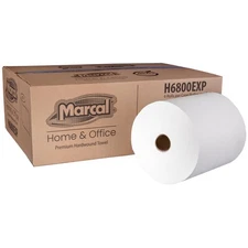 Marcal® Premium Hardwound Towels (H6800EXP), 7.875” x 800’, Premium Roll Towe...
