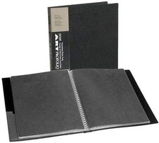 Itoya Original Art ProFolio 9x12 Bla Art Portfolio Binder with Plastic