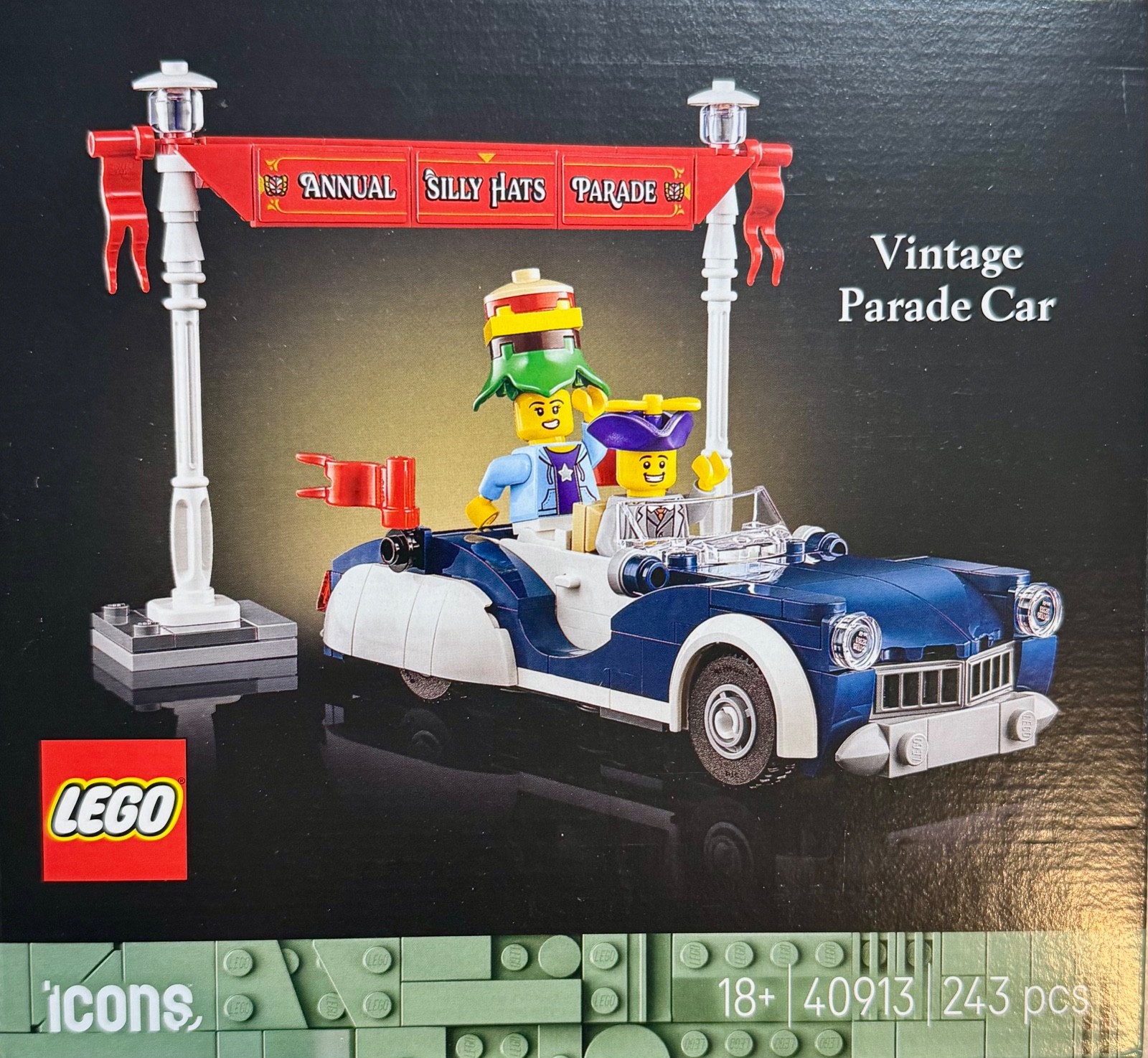 LEGO® Icons 40913 Oldtimer-Parade gwp neu OVP Minifiguren limitiert Silly Hat - Bild 15