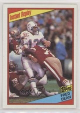 1984 Topps Instant Replay (Hitting ) Fred Dean Dan Marino #355 HOF 05lu