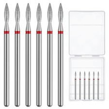 Cuticle Drill Bit,Nail Drill Bits Flame Cuticle Clean Drill Bit for 3/32''Electr