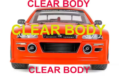 Rovan A5 Clear Unpainted Body 32cc Gasoline 1/5 Scale RTR Radio Control Asphalt