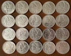 Roll of 20 1879 - 1921 Morgan Silver Dollars