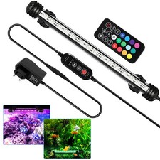 Aquarium Beleuchtung RGB LED 24/7 Timer Ganzt...