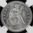 1891 25c Seated Liberty Quarter NGC MS 63