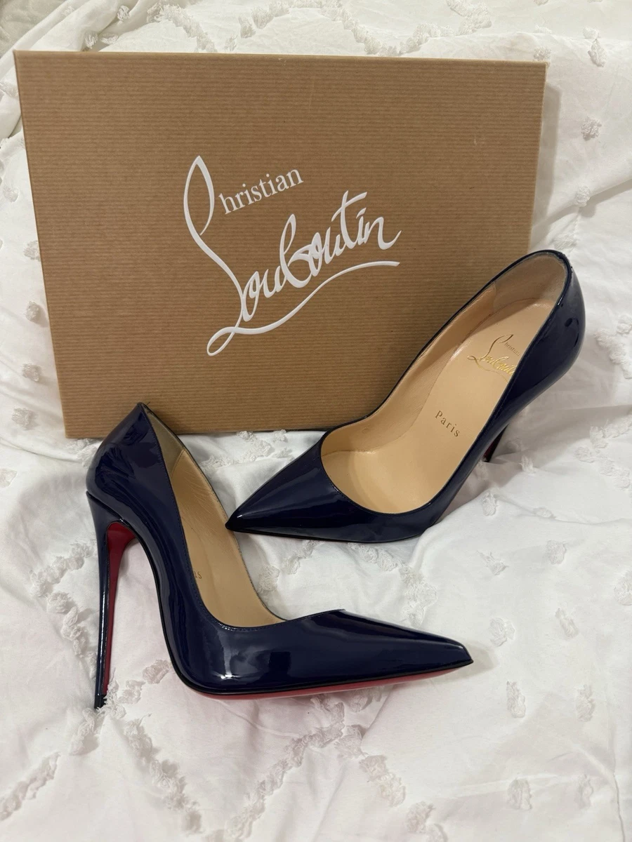 Christian Louboutin ネイビーコルクウェッジヒール サイズ36 Christian Louboutin Blue Shoes for Women for sale | eBay
