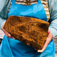 6.73LB Large Natural Tiger's Eye Stone Quartz Crystal Mineral Specimen Healing