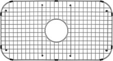 Serene Valley Sink Bottom Grid 26" x 14 Centered Drain with Corner Radius 3-1/2