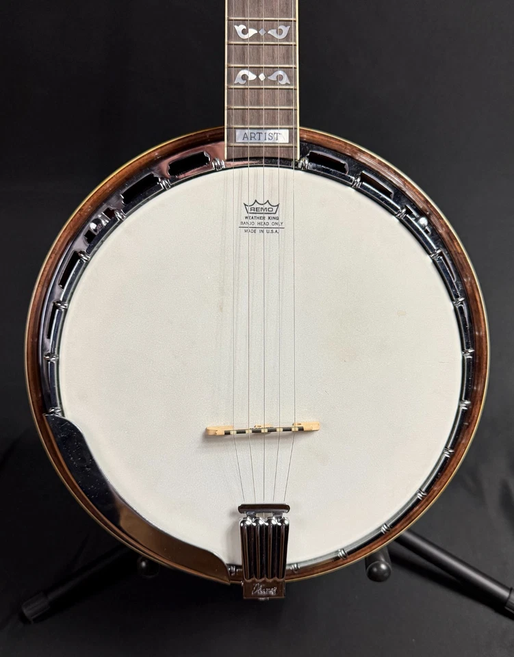Vintage 1970's Ibanez Artist 'Masterclone' 5-String Banjo Natural w/ OHSC - Image 2 of 4