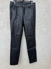 H M Divided Size 10 NWOT Women s Faux Leather Pants Inseam 29
