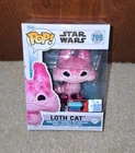 Funko Pop! Star Wars Ahsoka Diamond Loth Cat #799 Fall Con Exc w/ Protector