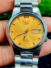 Vintage Of Seiko 5 Automatic 21 Jewels Men Watch Day Date Japan Made 7S26 Machin