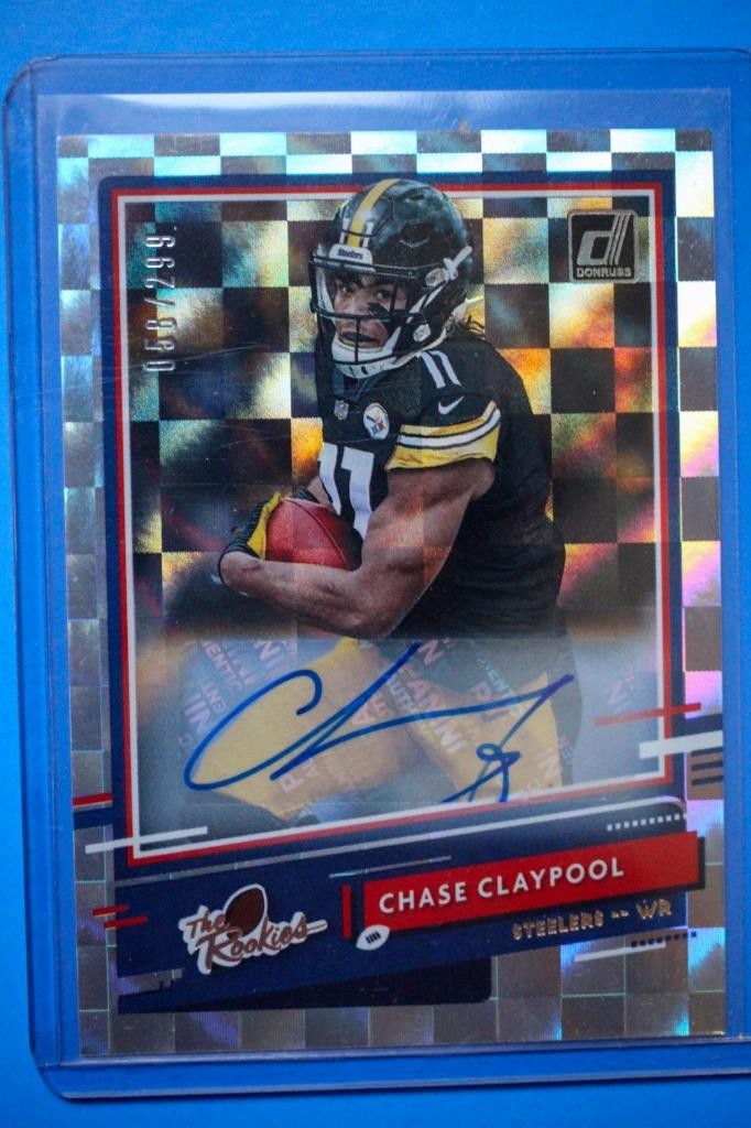 Chase Claypool 2020 Donruss The Rookies Auto Sp /299  RC BILLS!