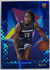 2024-25 Topps Finest Tristen Newton #40 Rookie Blue Xfractor Timberwolves 26/99