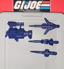 GI Joe Mudbuster 1993 Launcher + Missiles Parts Set Original 90's Hasbro