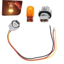 1Set Car Lighting Bulb, Auto Headlight Turn Signal Light Bulb Socket Wiring
