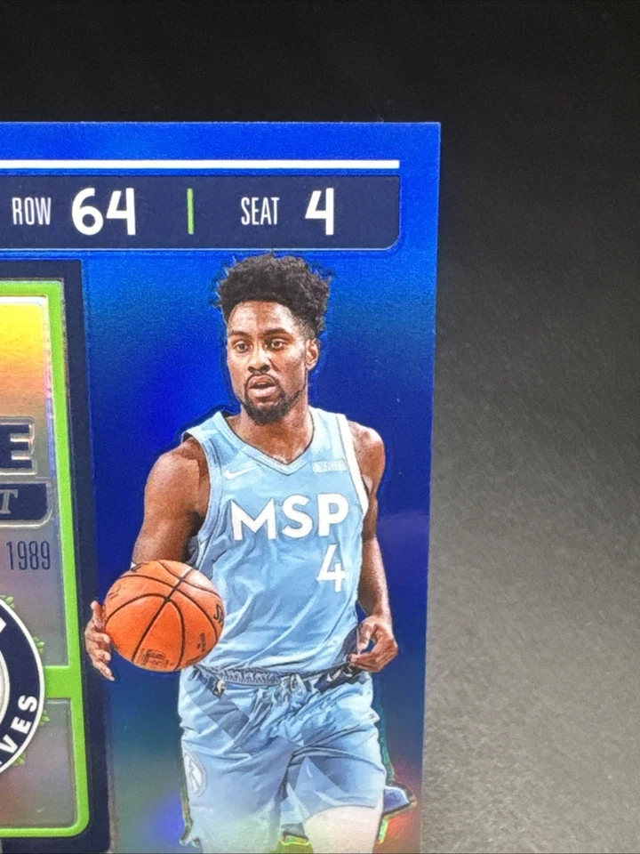 2019-20 Panini Contenders Optic Jaylen Nowell Blue Rookie Ticket Auto /99 #136 - Image 3 of 4