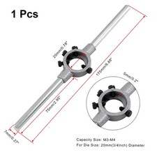 Die Stock Handle Wrench M3m4 Metric Round Die Holder For 20mm/ 3/4 Inch Od Round