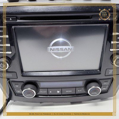 2017-2019 Nissan Maxima Navigation Radio Climate Control Unit 25915-9DB08 OEM